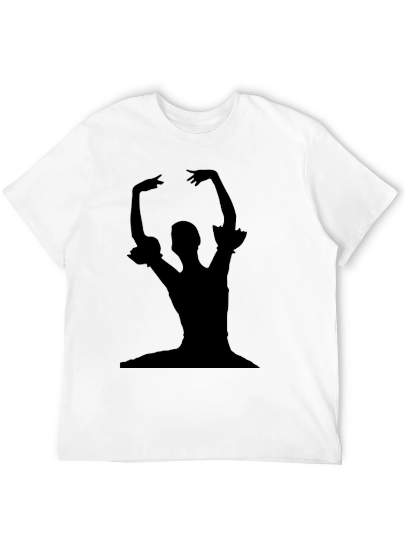 Ballerina Silhouette Black T-Shirt - Dance Lover Tee