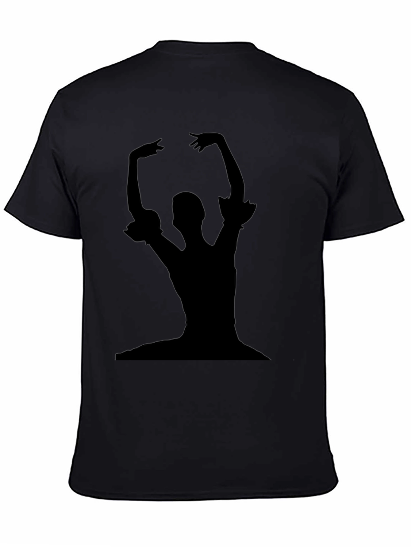 Ballerina Silhouette Black T-Shirt - Dance Lover Tee