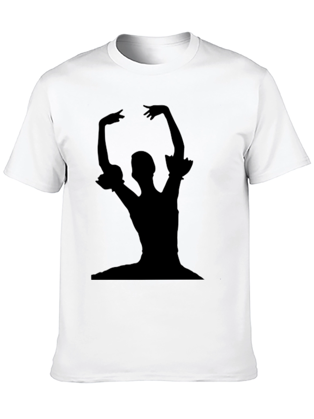 Ballerina Silhouette Black T-Shirt - Dance Lover Tee