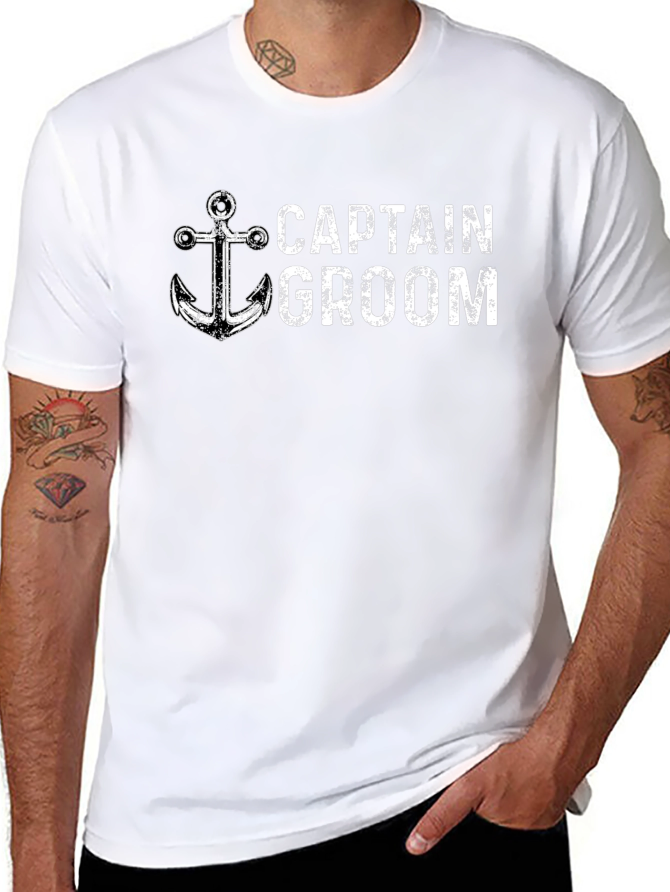 Captain Groom T-Shirt - Wedding Apparel