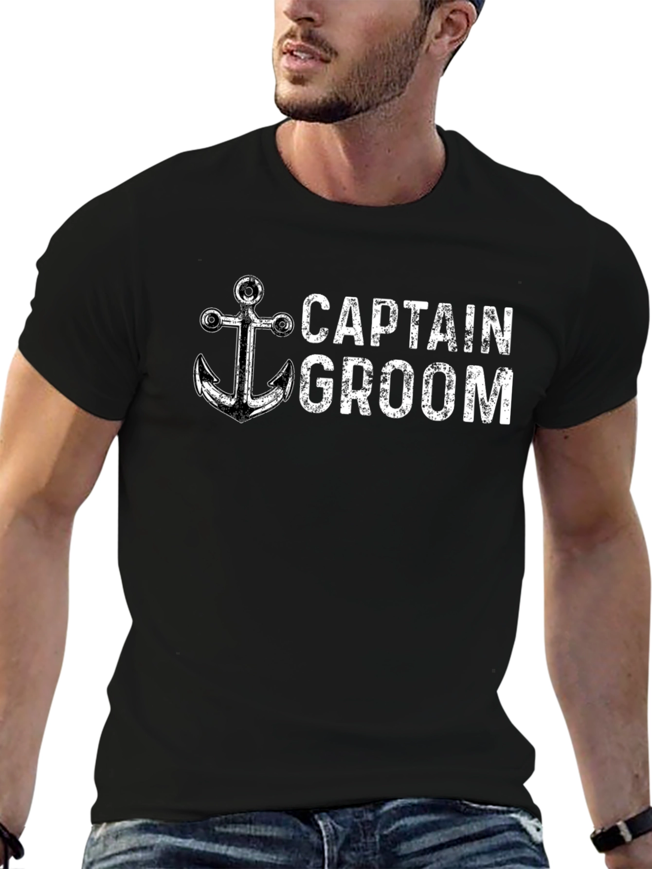 Captain Groom T-Shirt - Wedding Apparel
