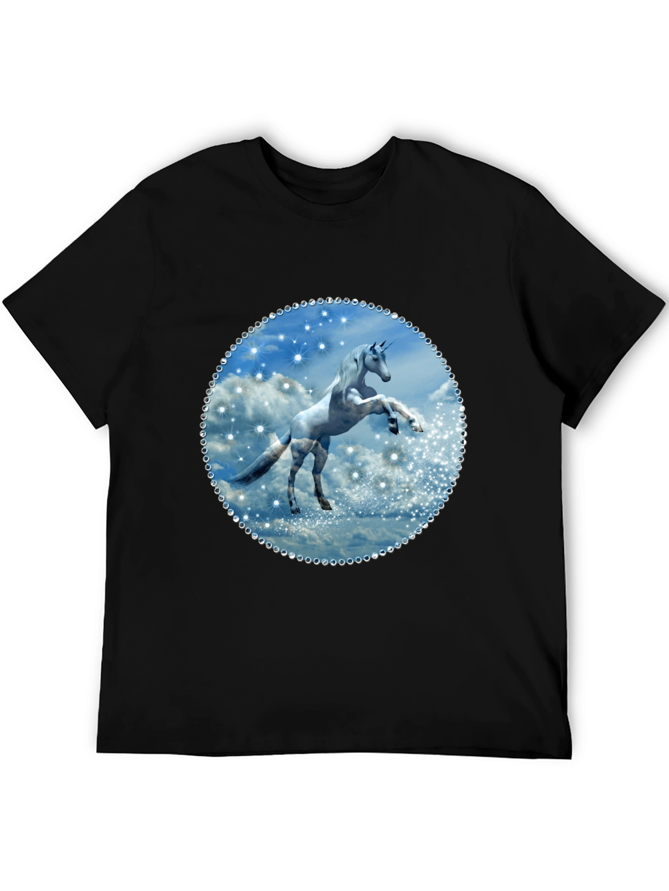 Unicorn Graphic Tee - Black