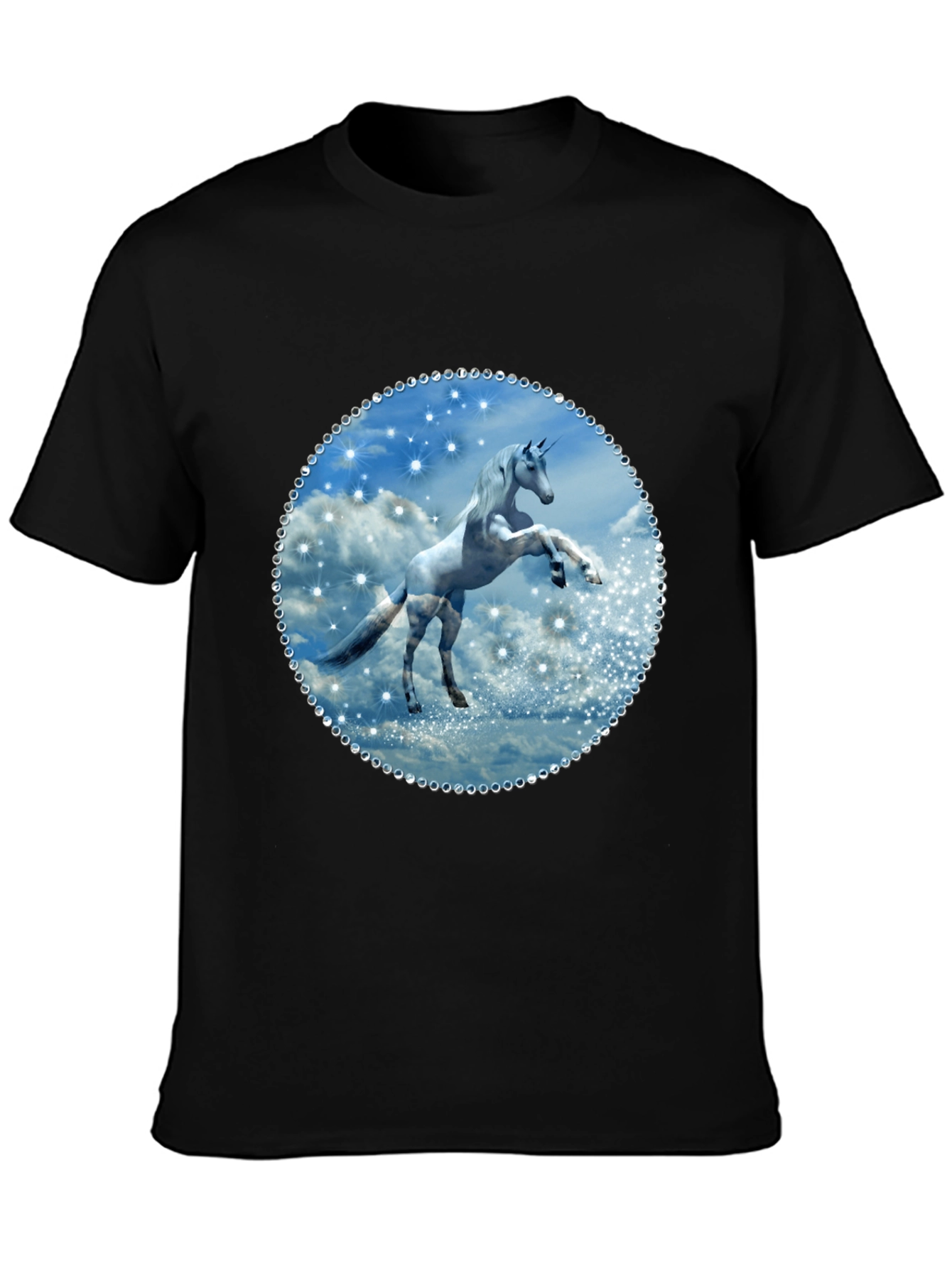 Unicorn Graphic Tee - Black