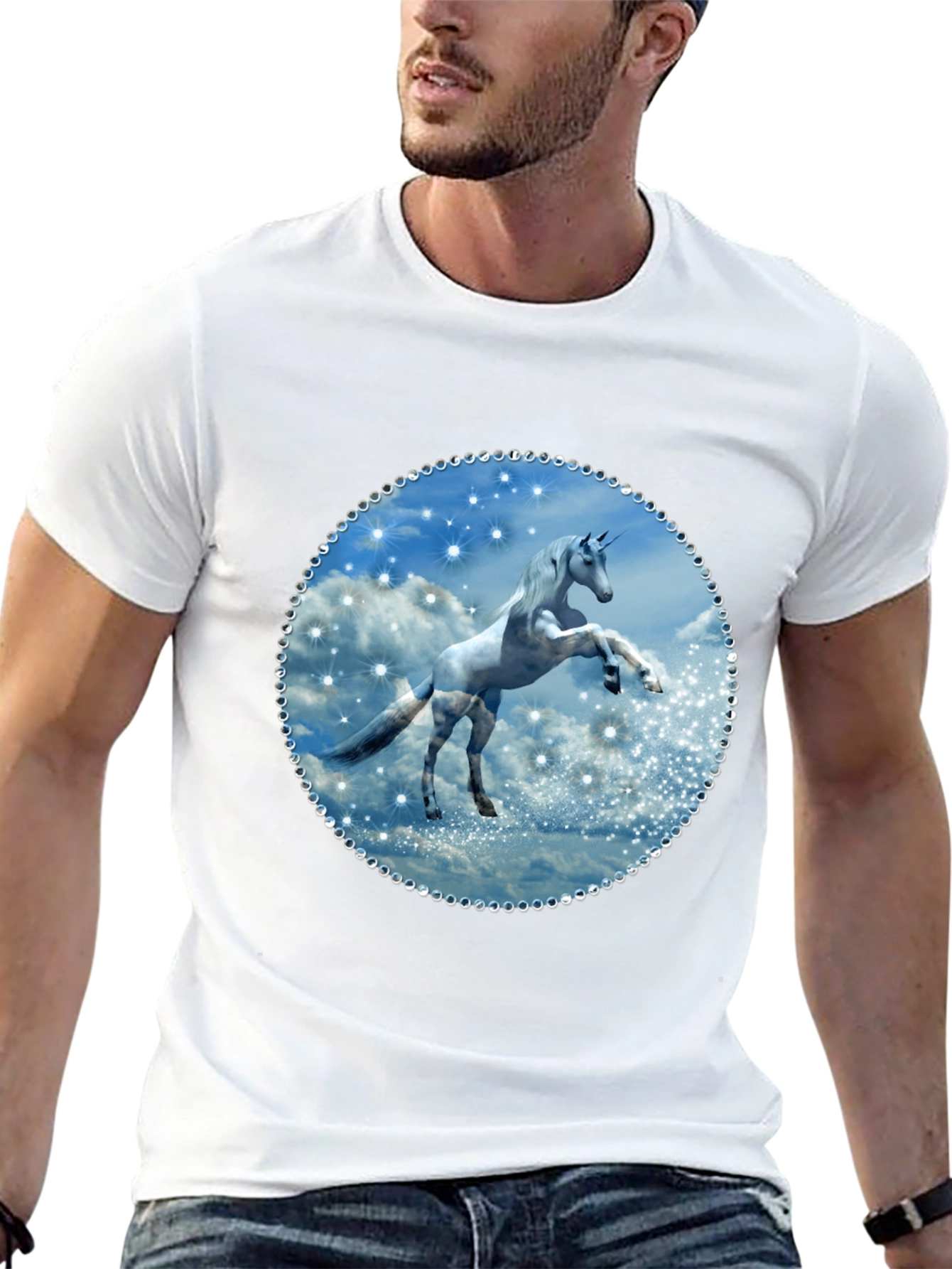 Unicorn Graphic Tee - Black