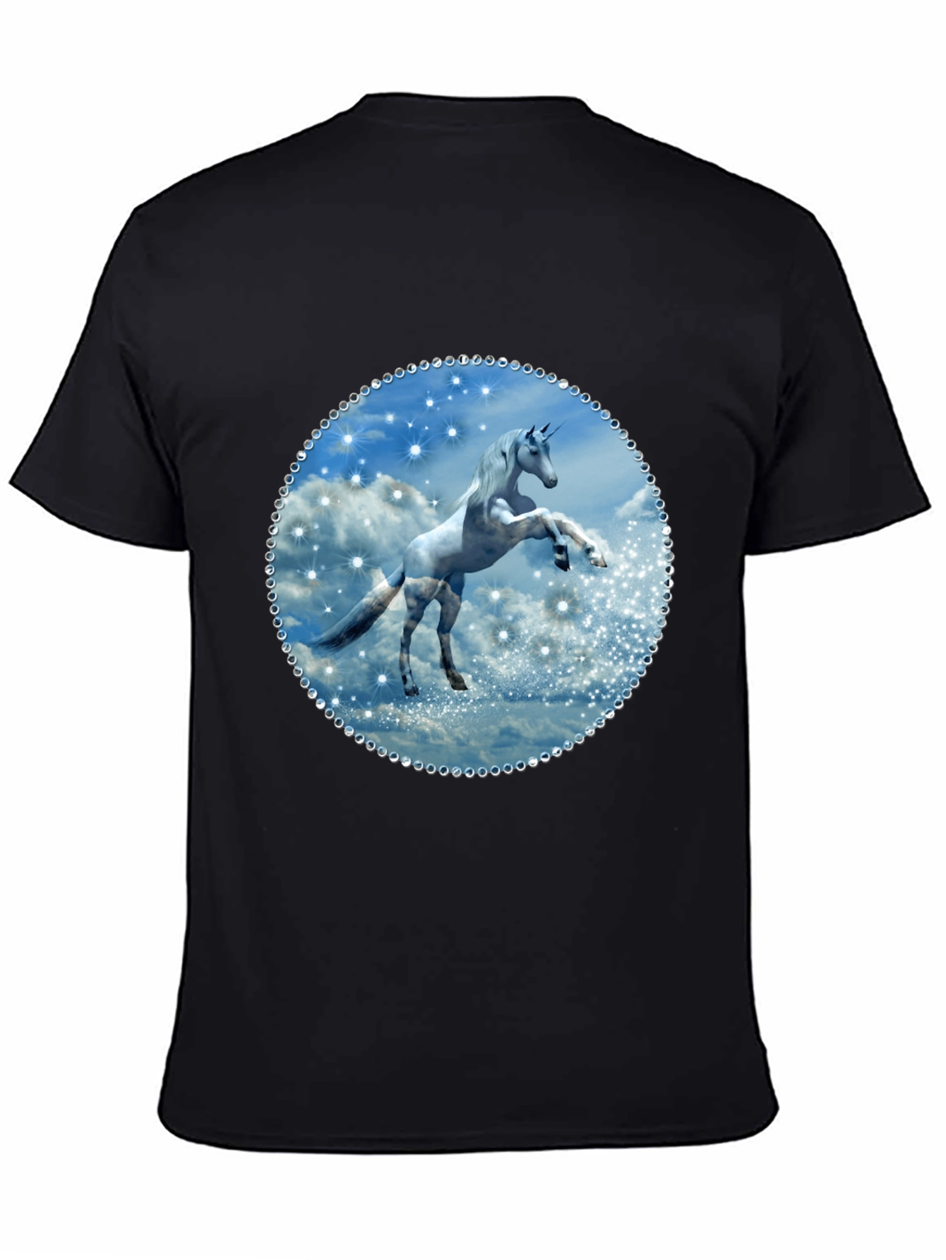 Unicorn Graphic Tee - Black