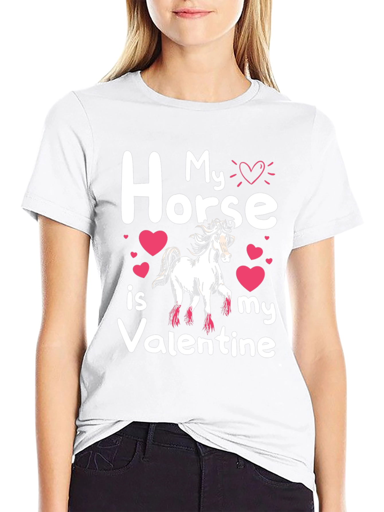 My Horse Is My Valentine T-Shirt