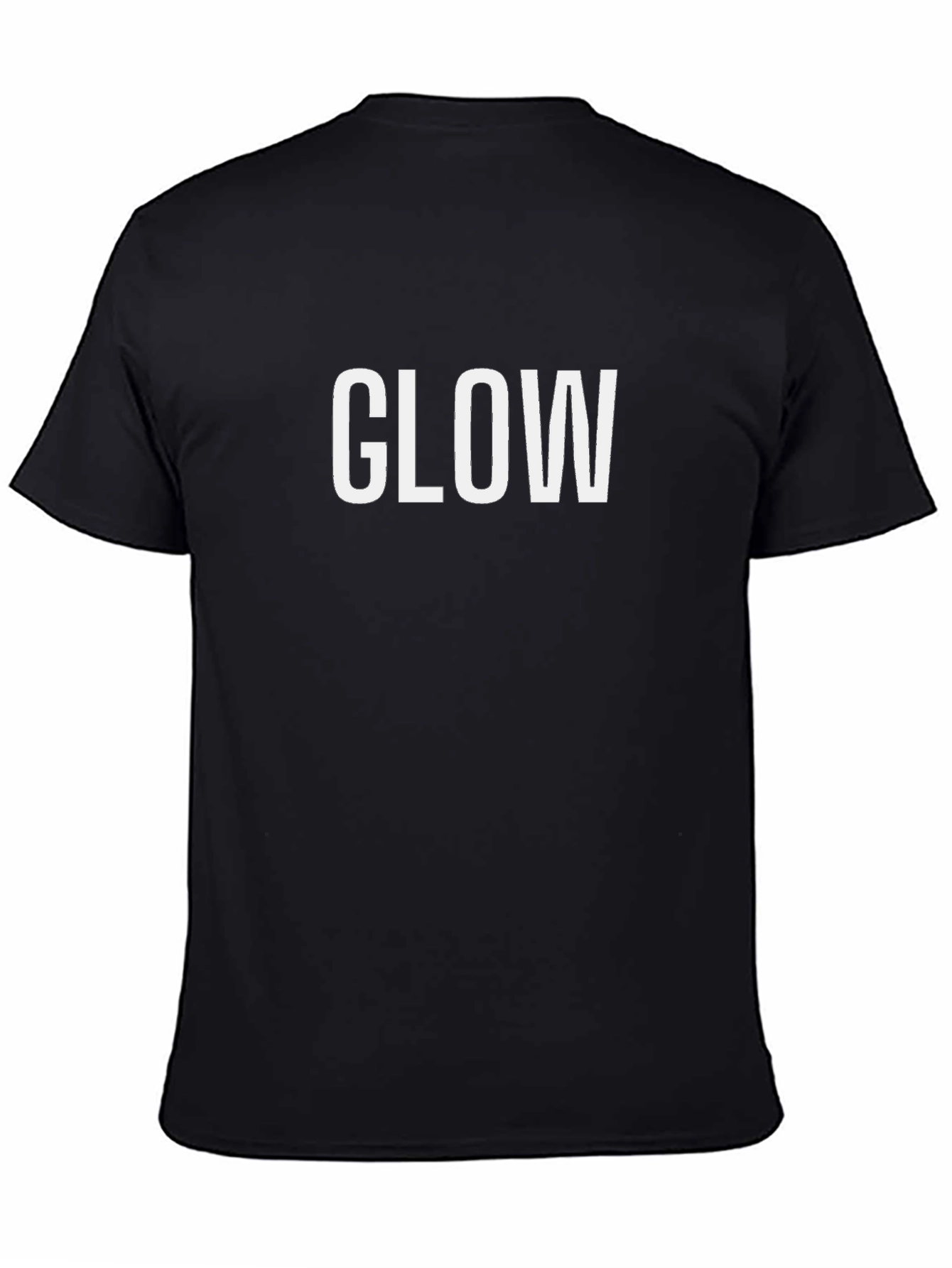 Glow Graphic Tee - Classic Style Black T-Shirt