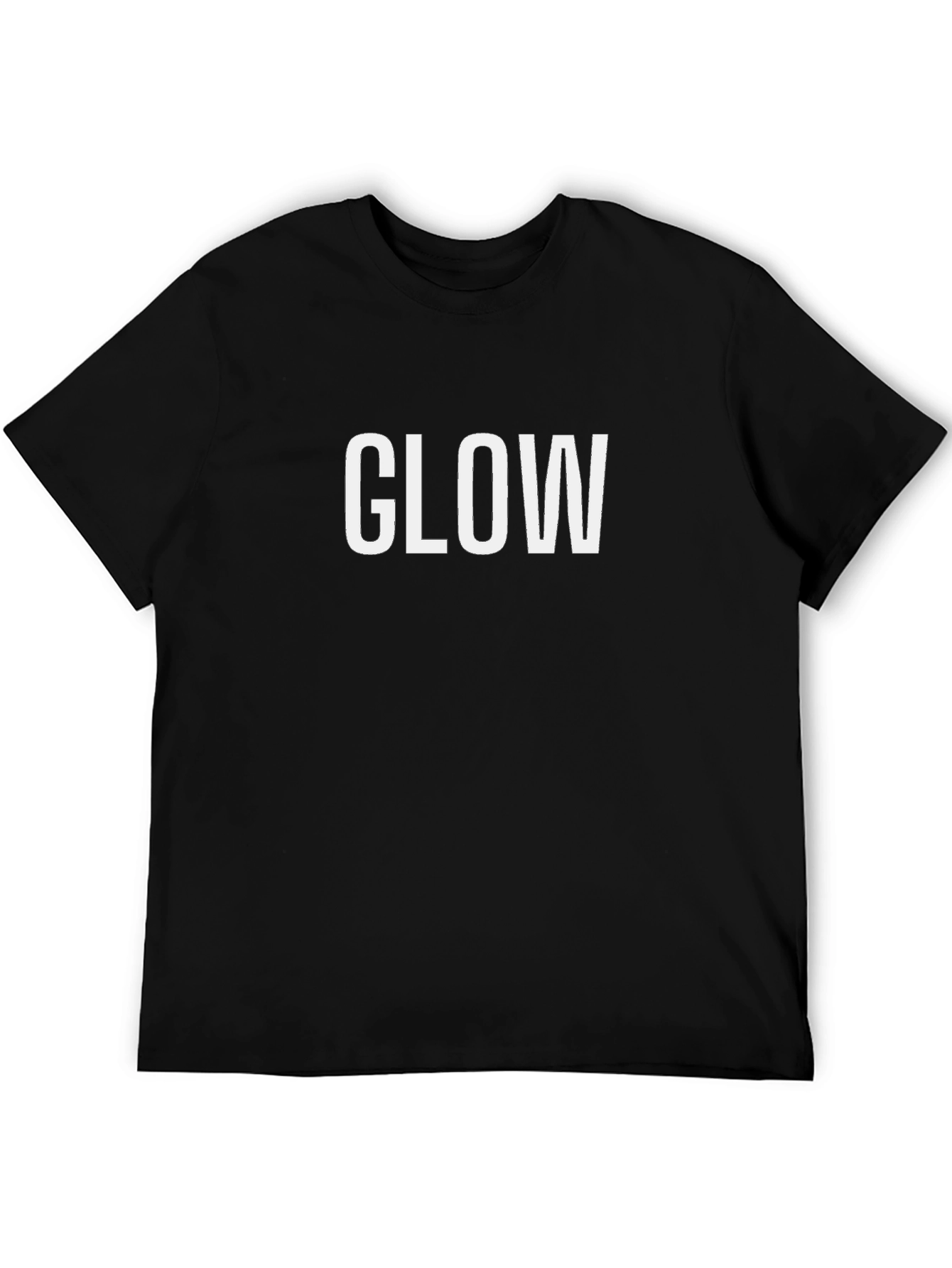 Glow Graphic Tee - Classic Style Black T-Shirt