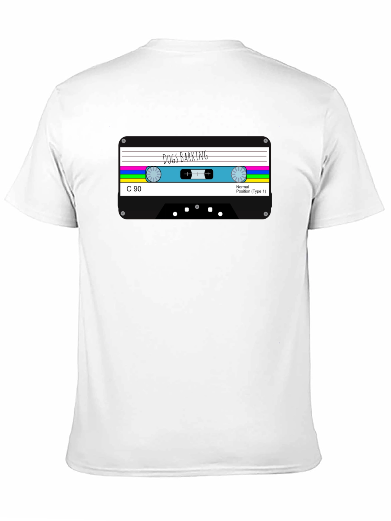 Dogs Barking Cassette Tape Graphic Tee