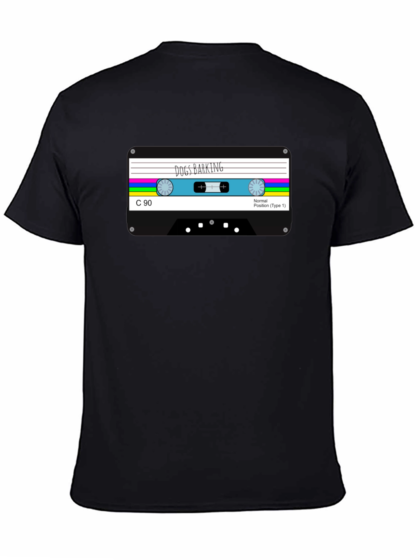 Dogs Barking Cassette Tape Graphic Tee