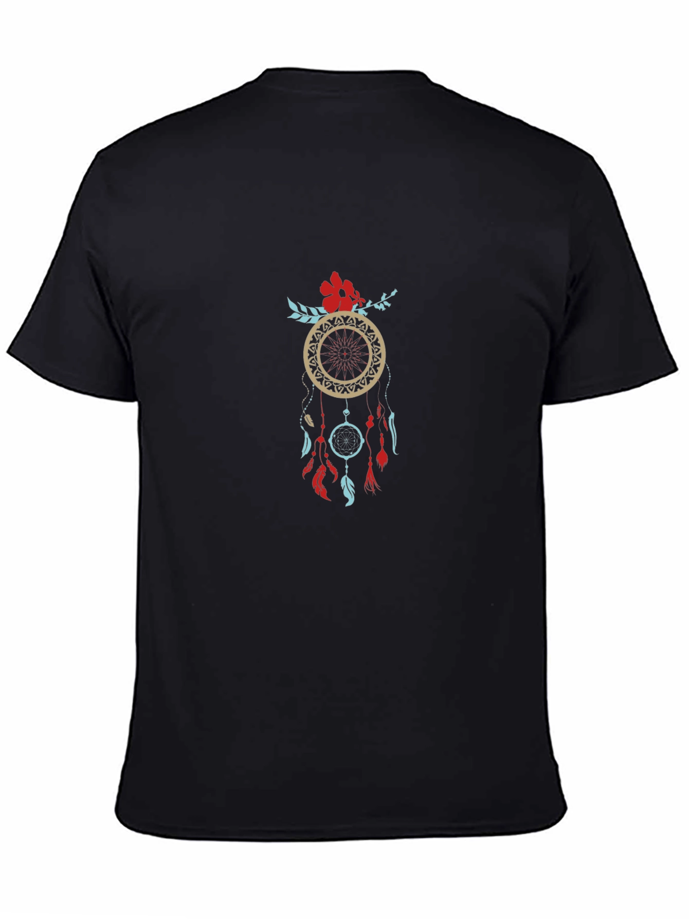 Dreamcatcher Graphic Tee - Stylish Black T-Shirt