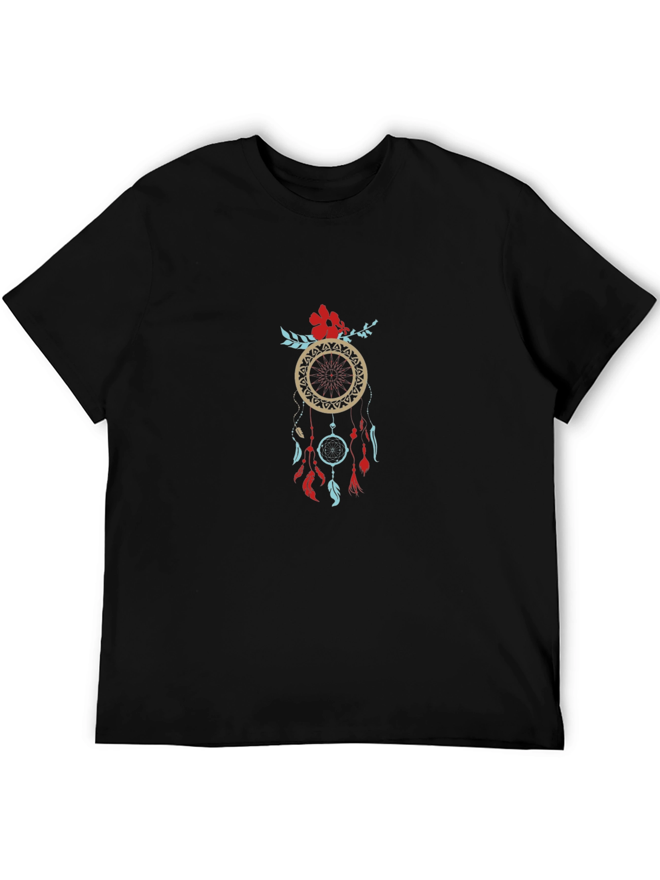 Dreamcatcher Graphic Tee - Stylish Black T-Shirt