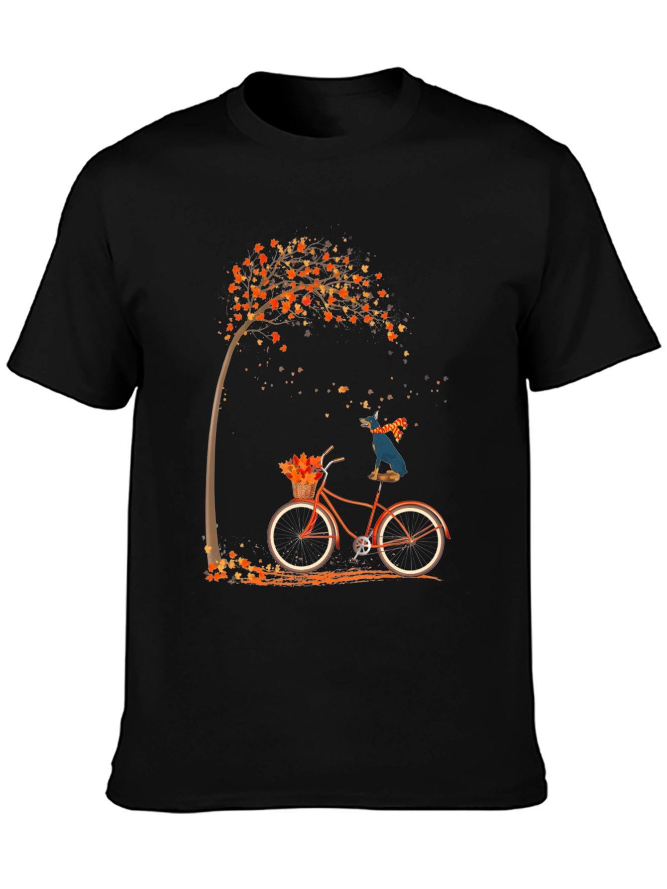 Fall Bicycle Ride Graphic Tee