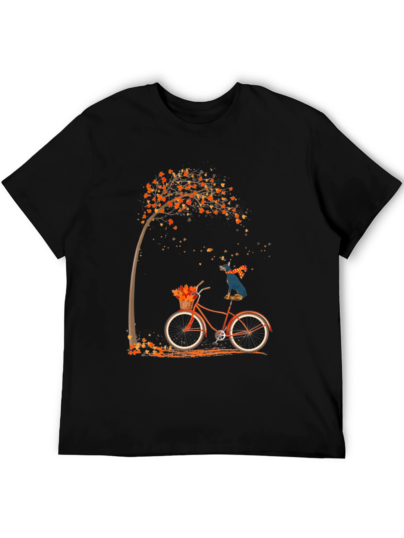 Fall Bicycle Ride Graphic Tee