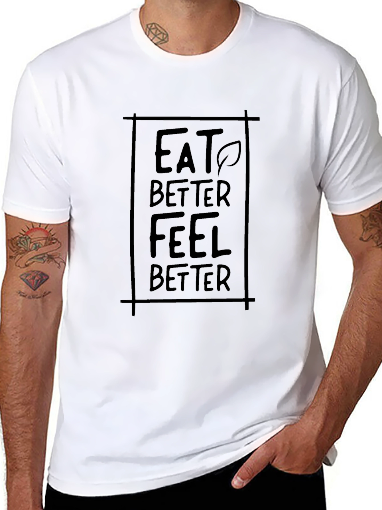 Eat Better Feel Better Graphic Tee