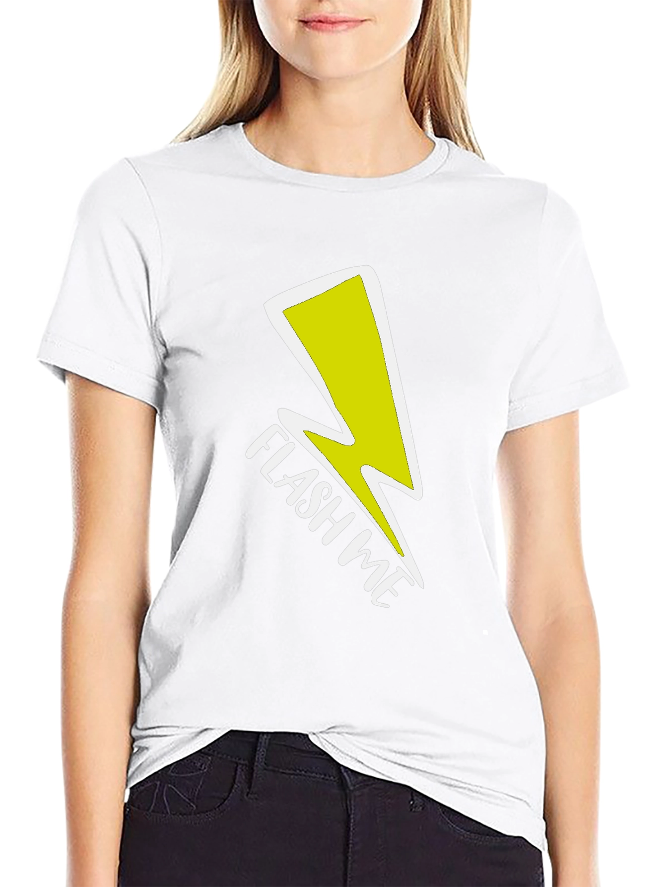 Flash Me Graphic Tee - Bold Statement Shirt