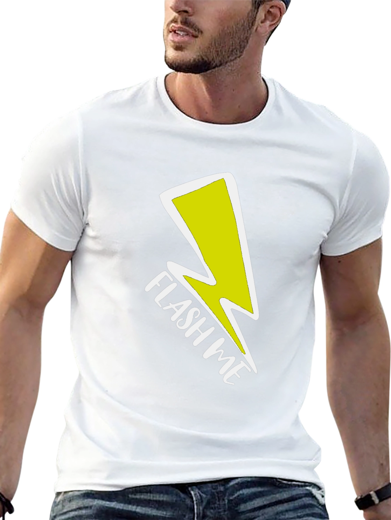 Flash Me Graphic Tee - Bold Statement Shirt
