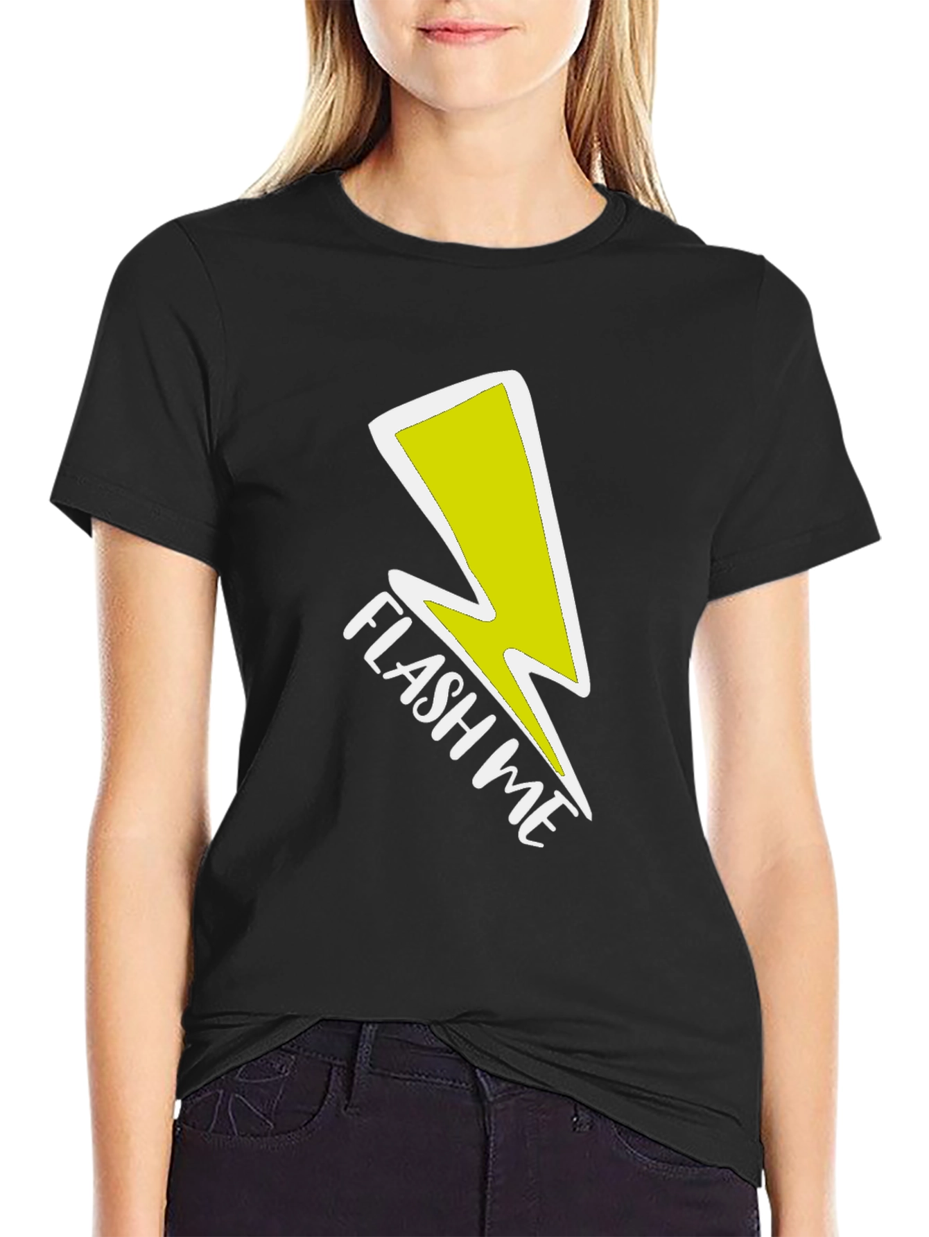 Flash Me Graphic Tee - Bold Statement Shirt