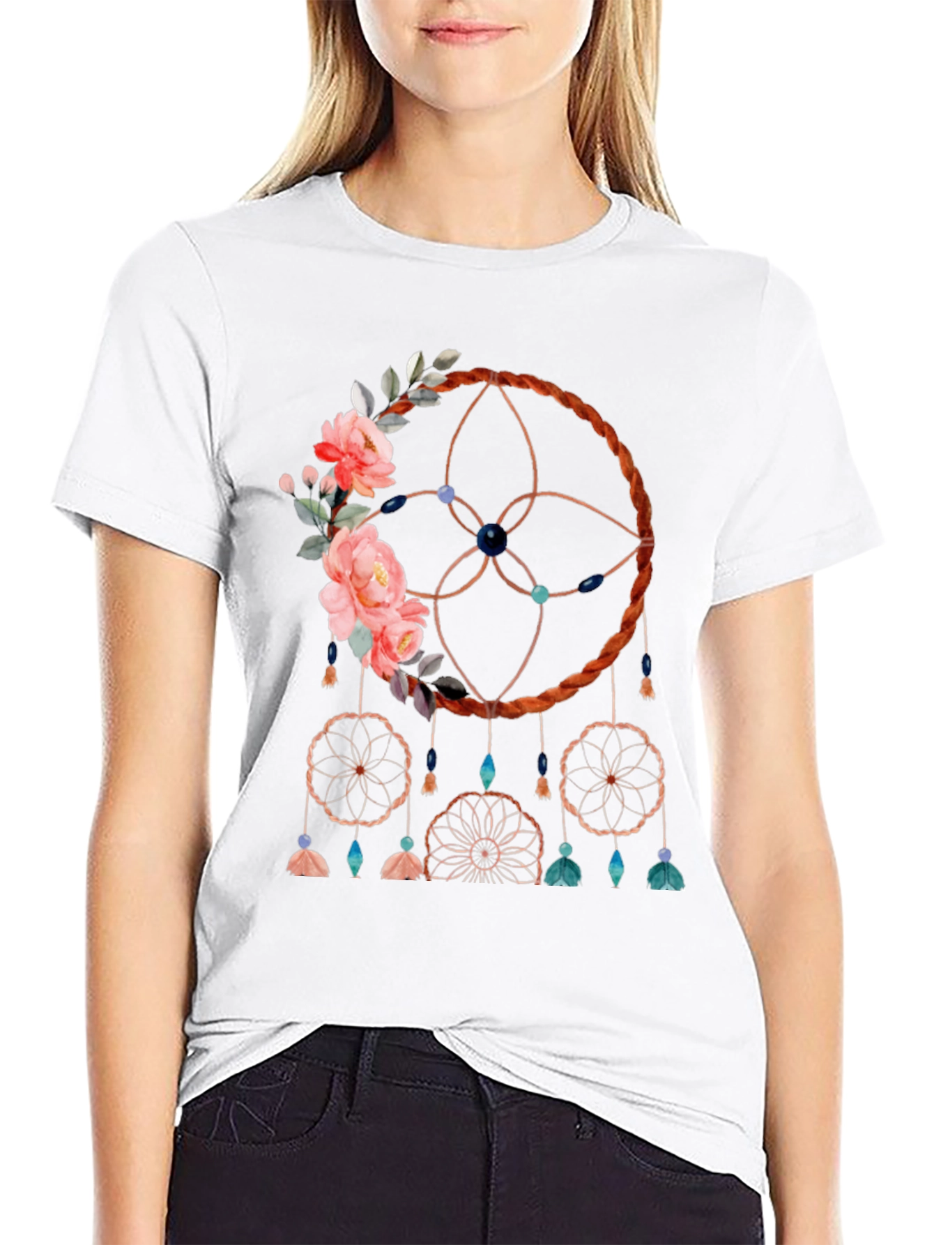 Dreamcatcher Graphic Tee - Artistic Design