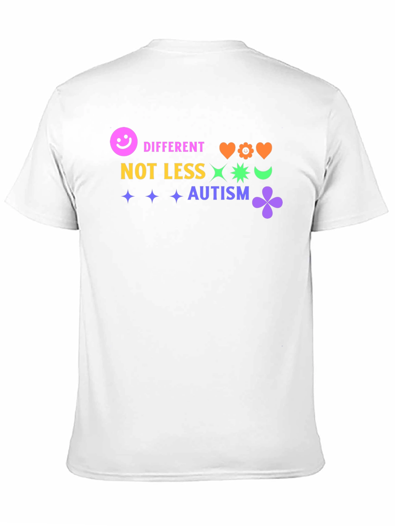 Autism Awareness Graphic Tee - Different Not Less