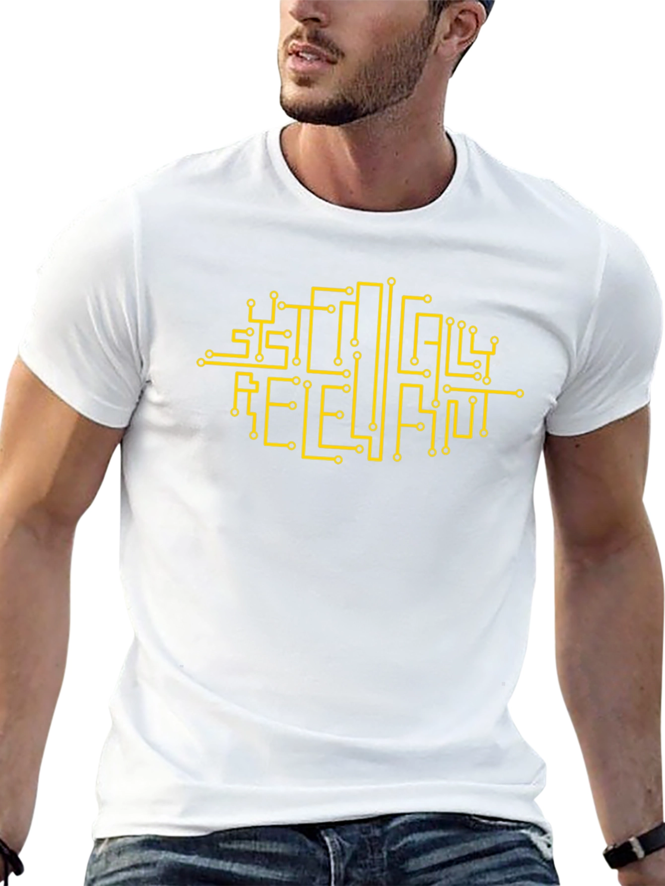 Socially Relevant Circuit Board Graphic Tee