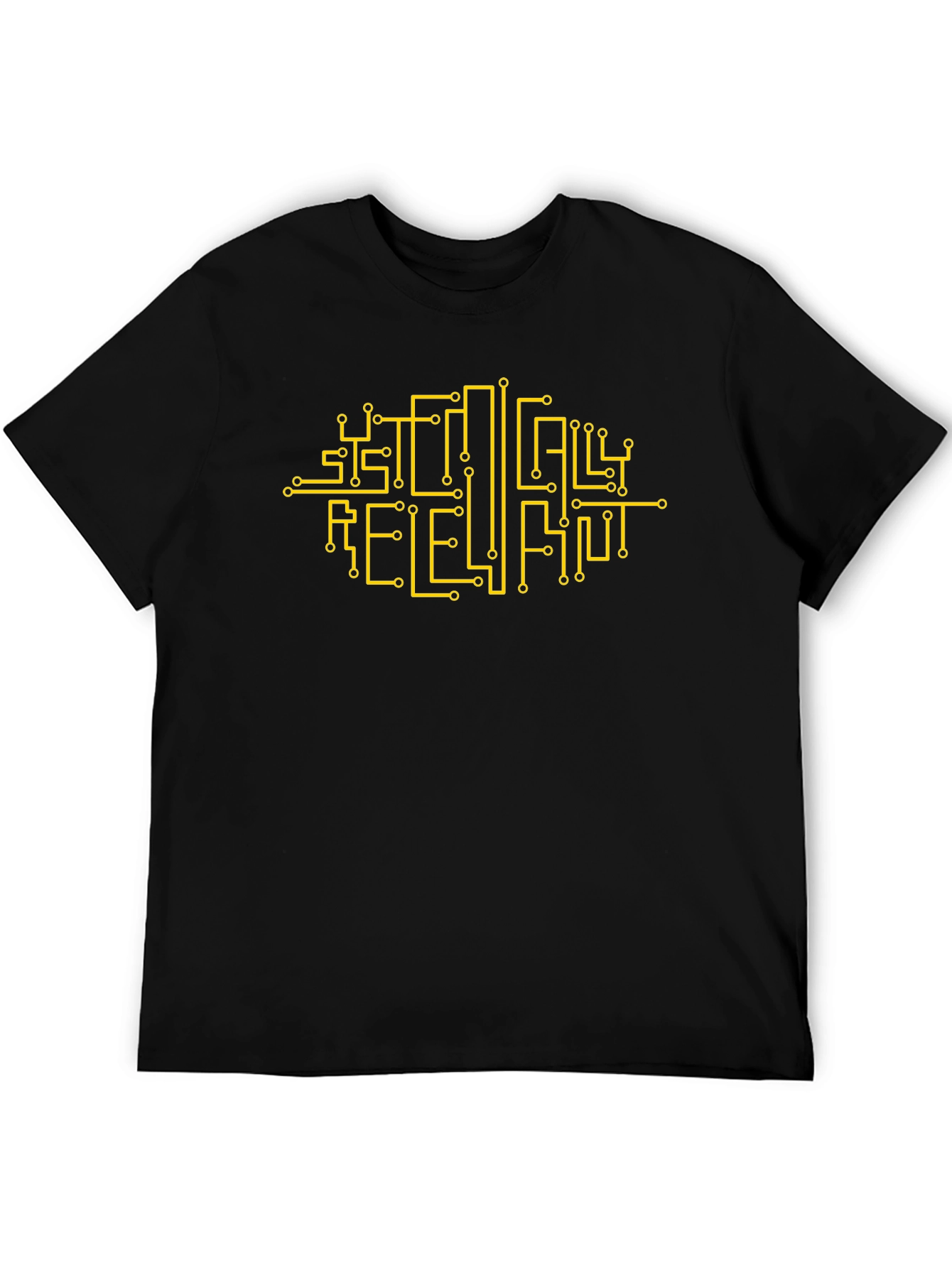 Socially Relevant Circuit Board Graphic Tee