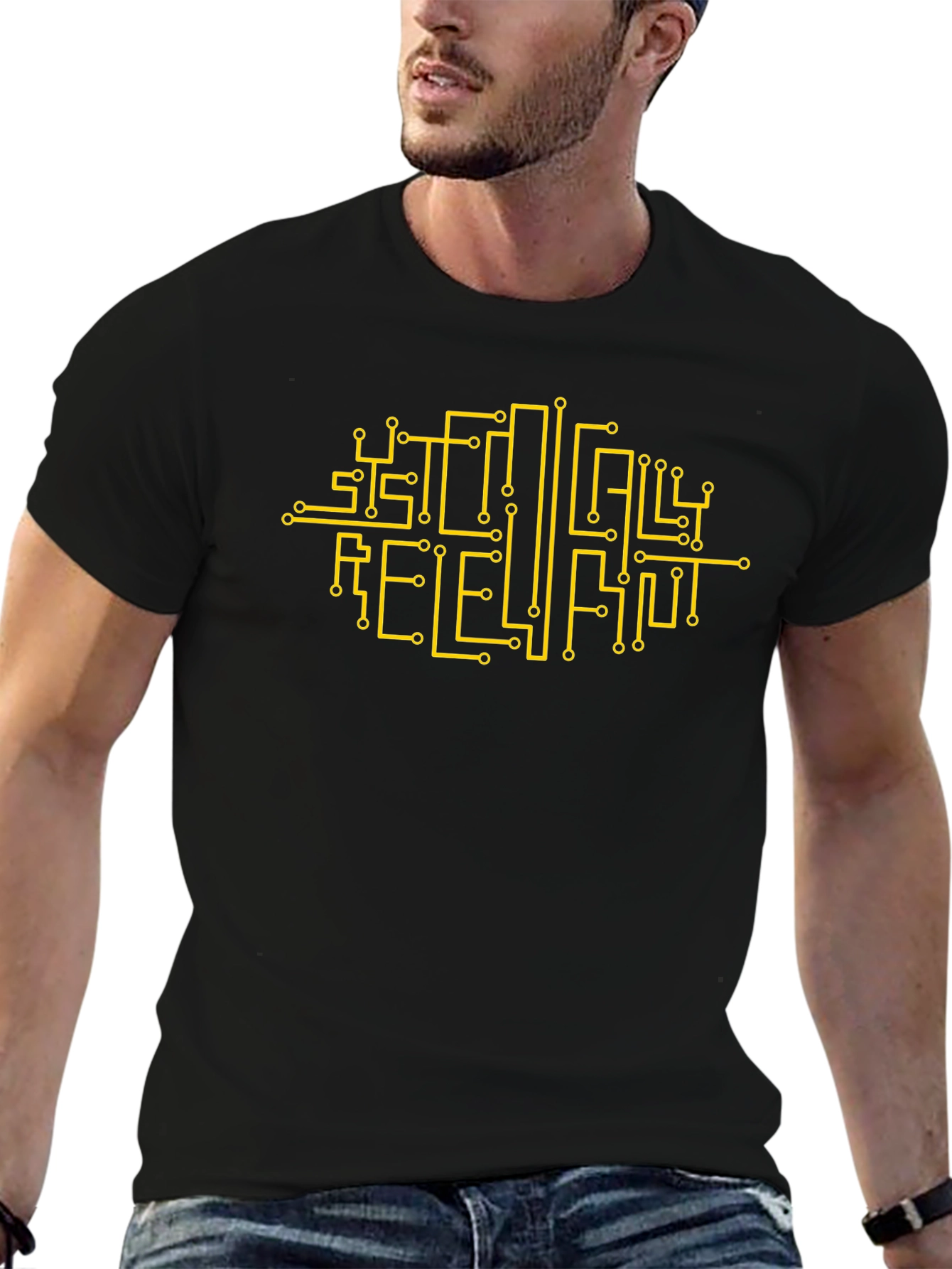 Socially Relevant Circuit Board Graphic Tee
