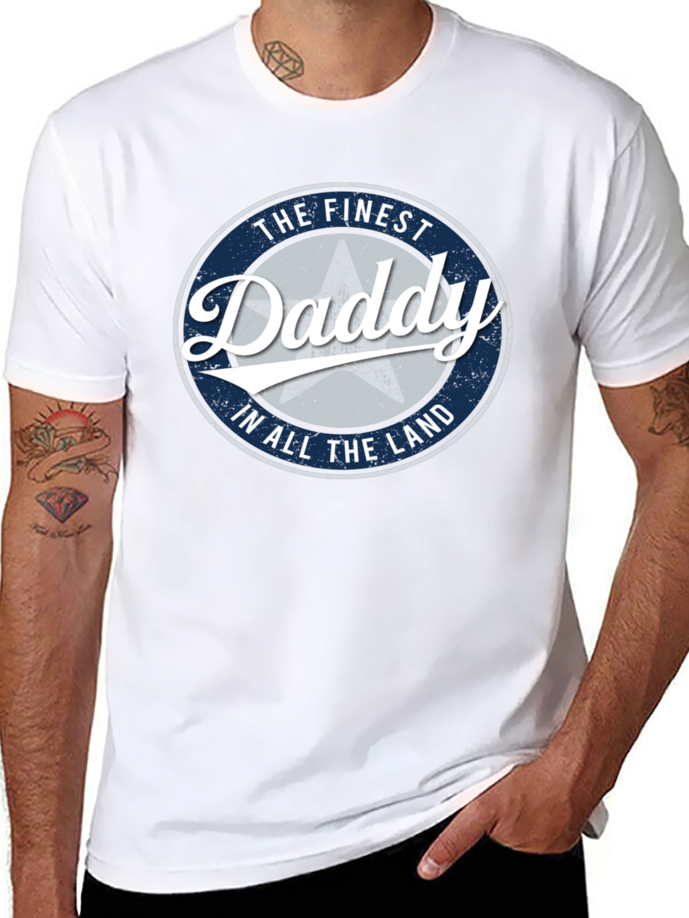 The Finest Daddy T-Shirt - Black