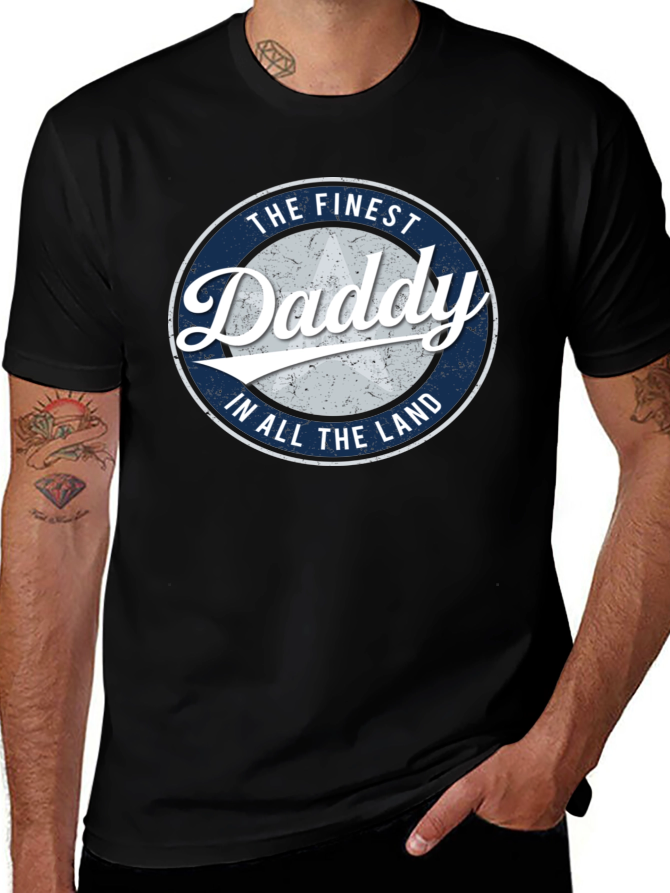 The Finest Daddy T-Shirt - Black