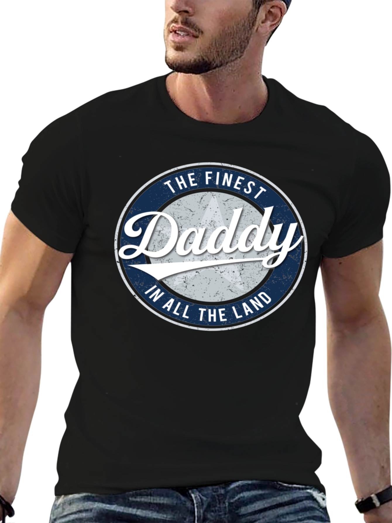 The Finest Daddy T-Shirt - Black