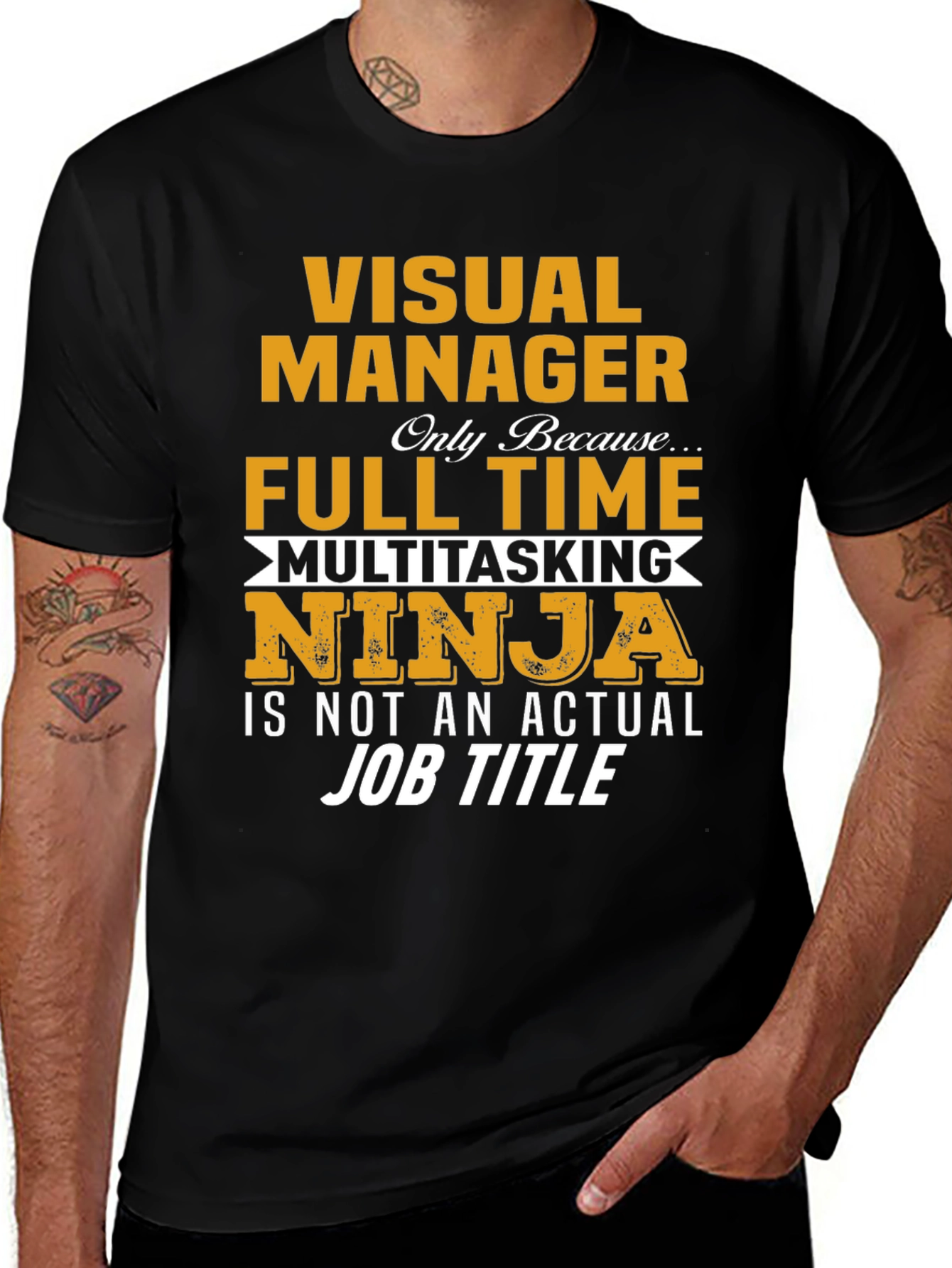 Visual Manager Full Time Ninja T-Shirt