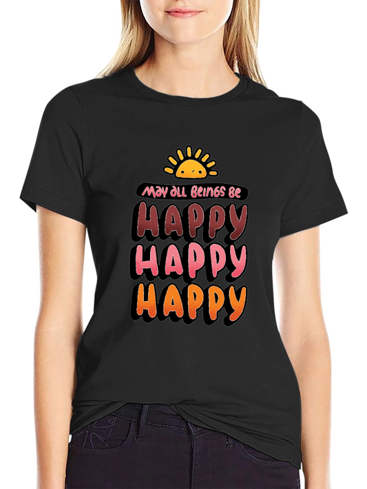 Be Happy Graphic T-Shirt