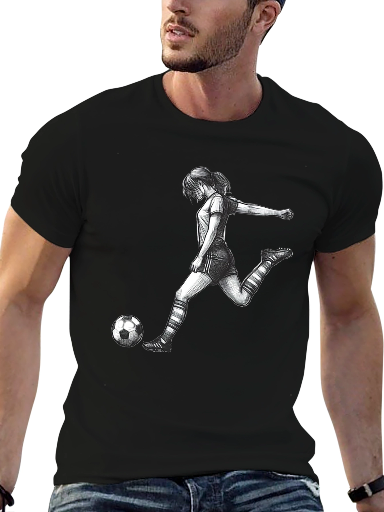 Soccer Girl Graphic Tee