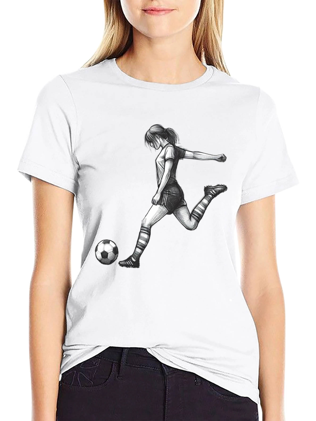 Soccer Girl Graphic Tee
