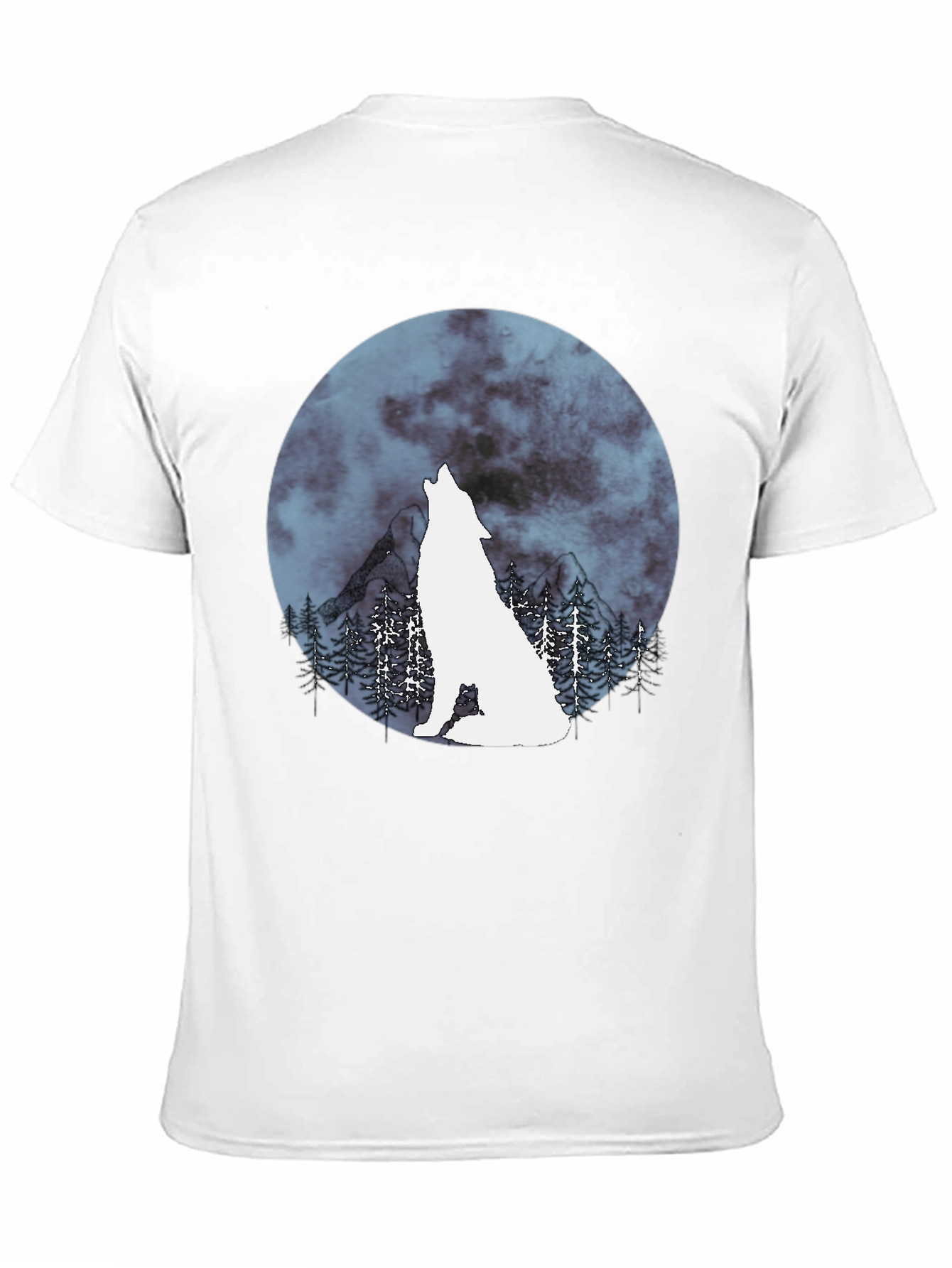 Wolf Moon Graphic Tee - Stylish Mens Shirt