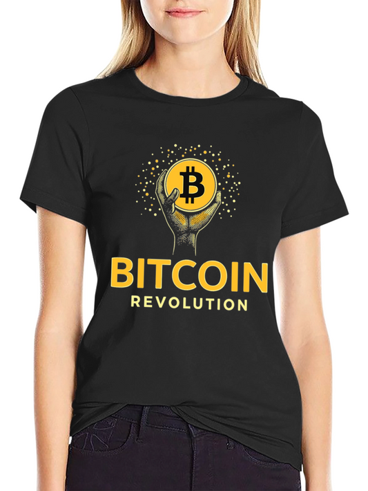 Bitcoin Revolution Graphic Tee - Crypto Enthusiast Apparel