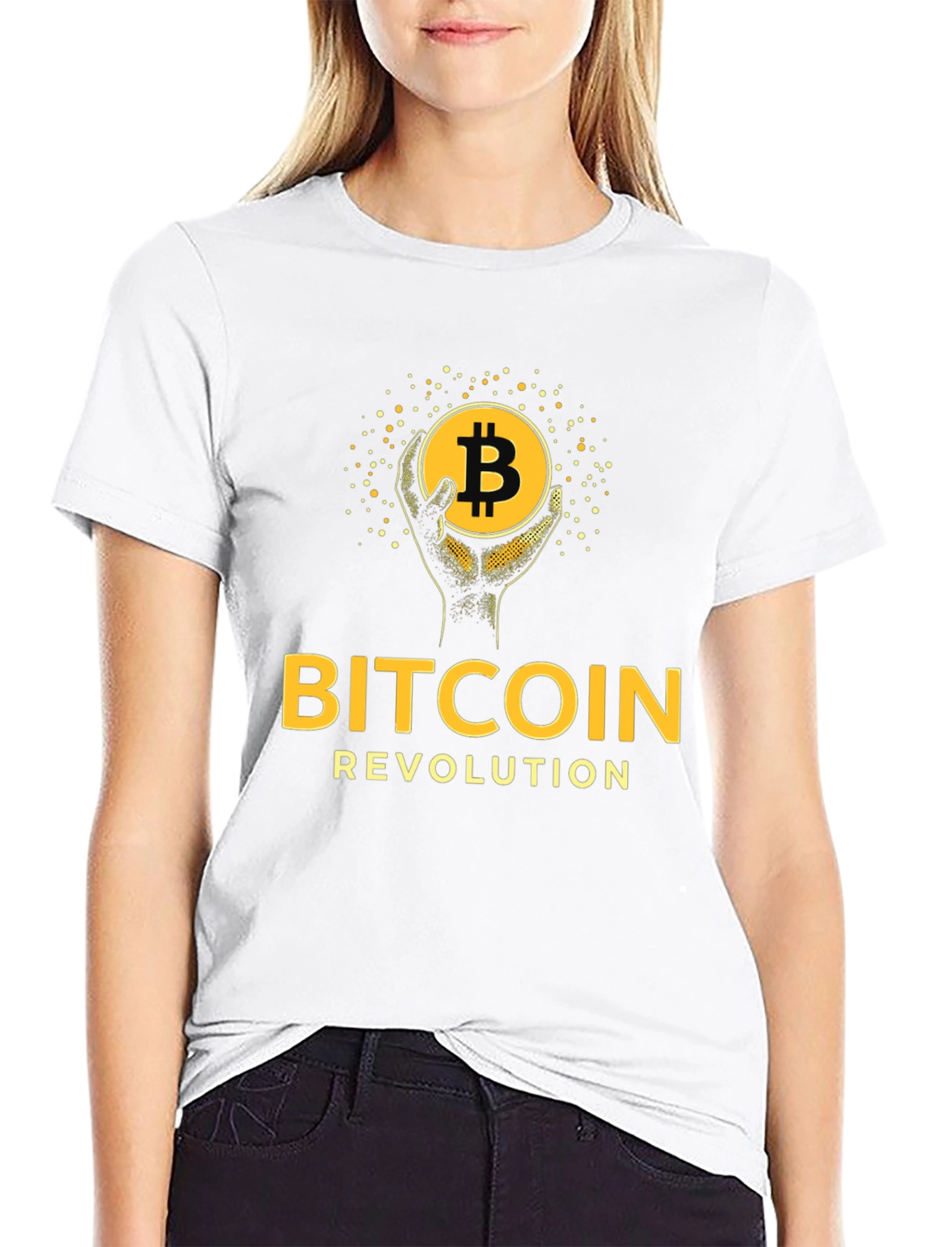 Bitcoin Revolution Graphic Tee - Crypto Enthusiast Apparel