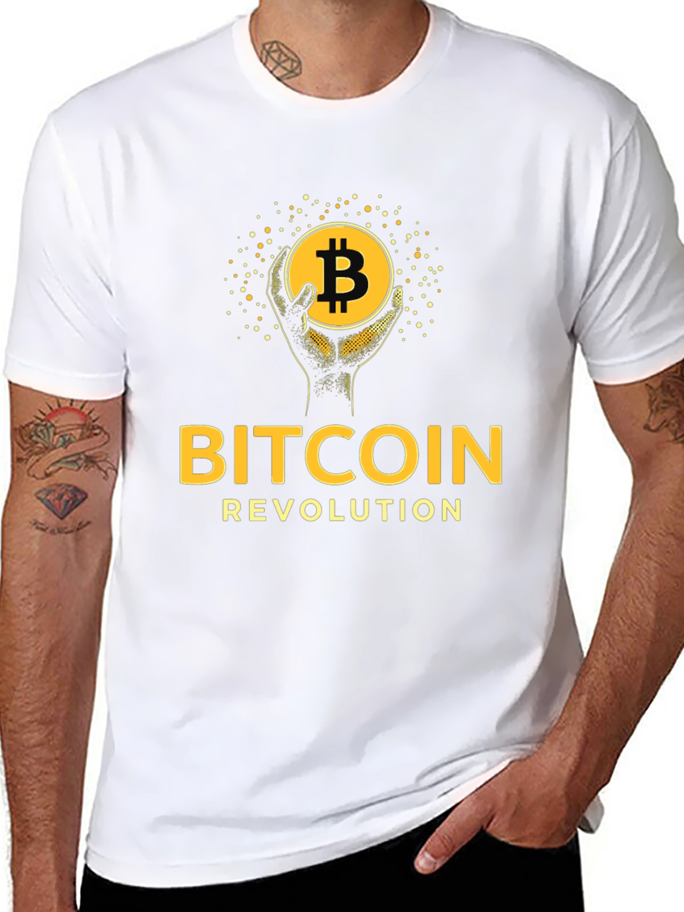 Bitcoin Revolution Graphic Tee - Crypto Enthusiast Apparel