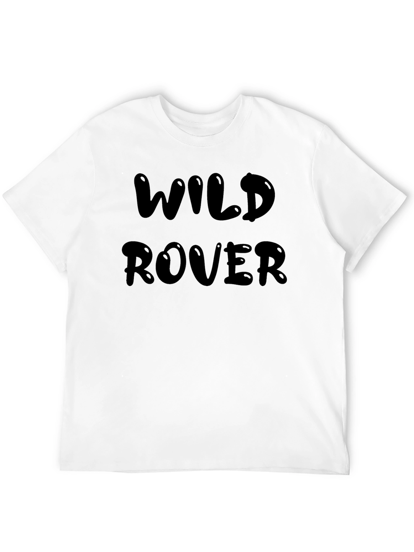 Wild Rover Black Crew Neck Graphic Tee