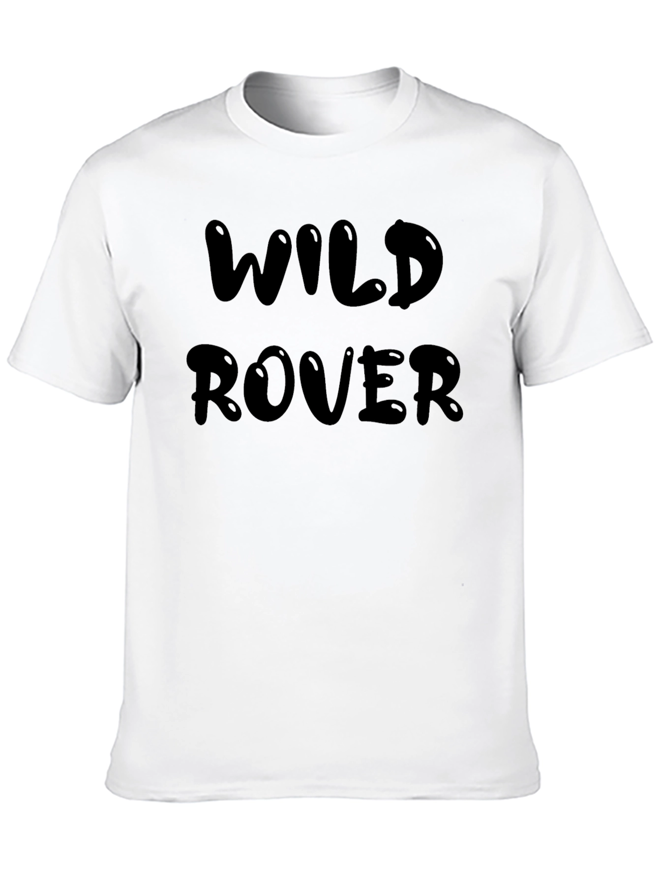 Wild Rover Black Crew Neck Graphic Tee
