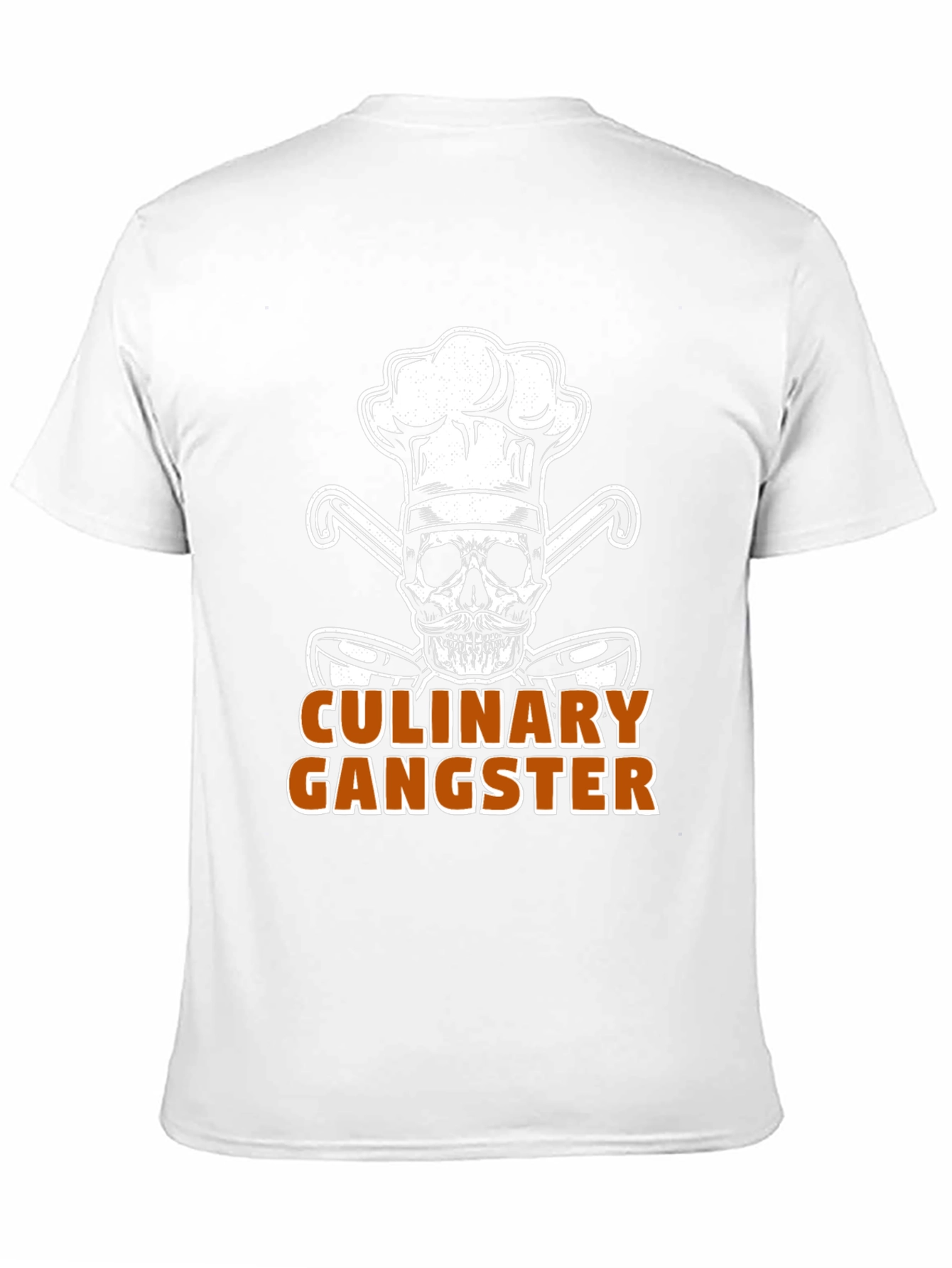 Culinary Gangster Chef Skull Graphic T-Shirt