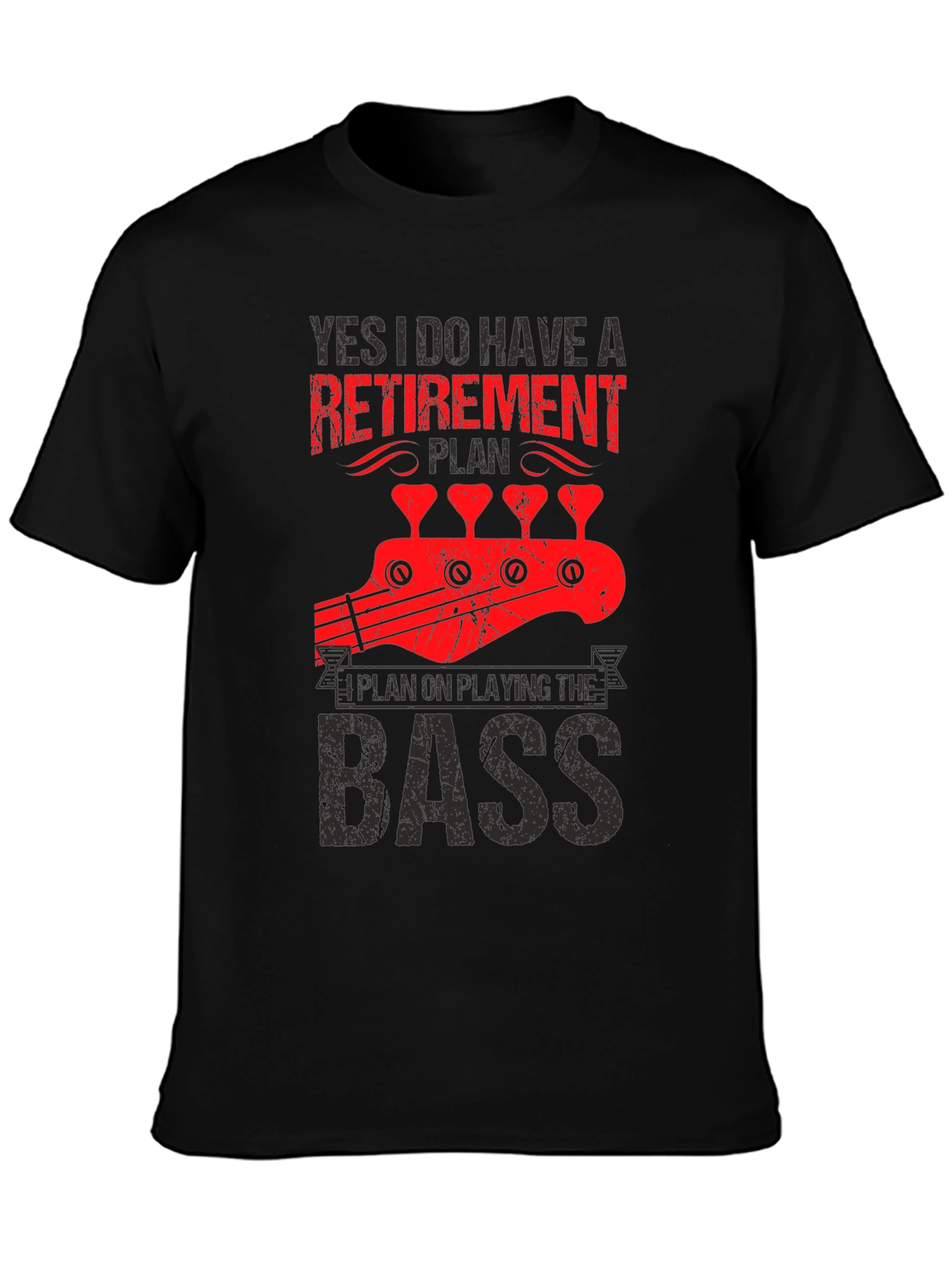 Retirement Plan Bass Guitar T-Shirt