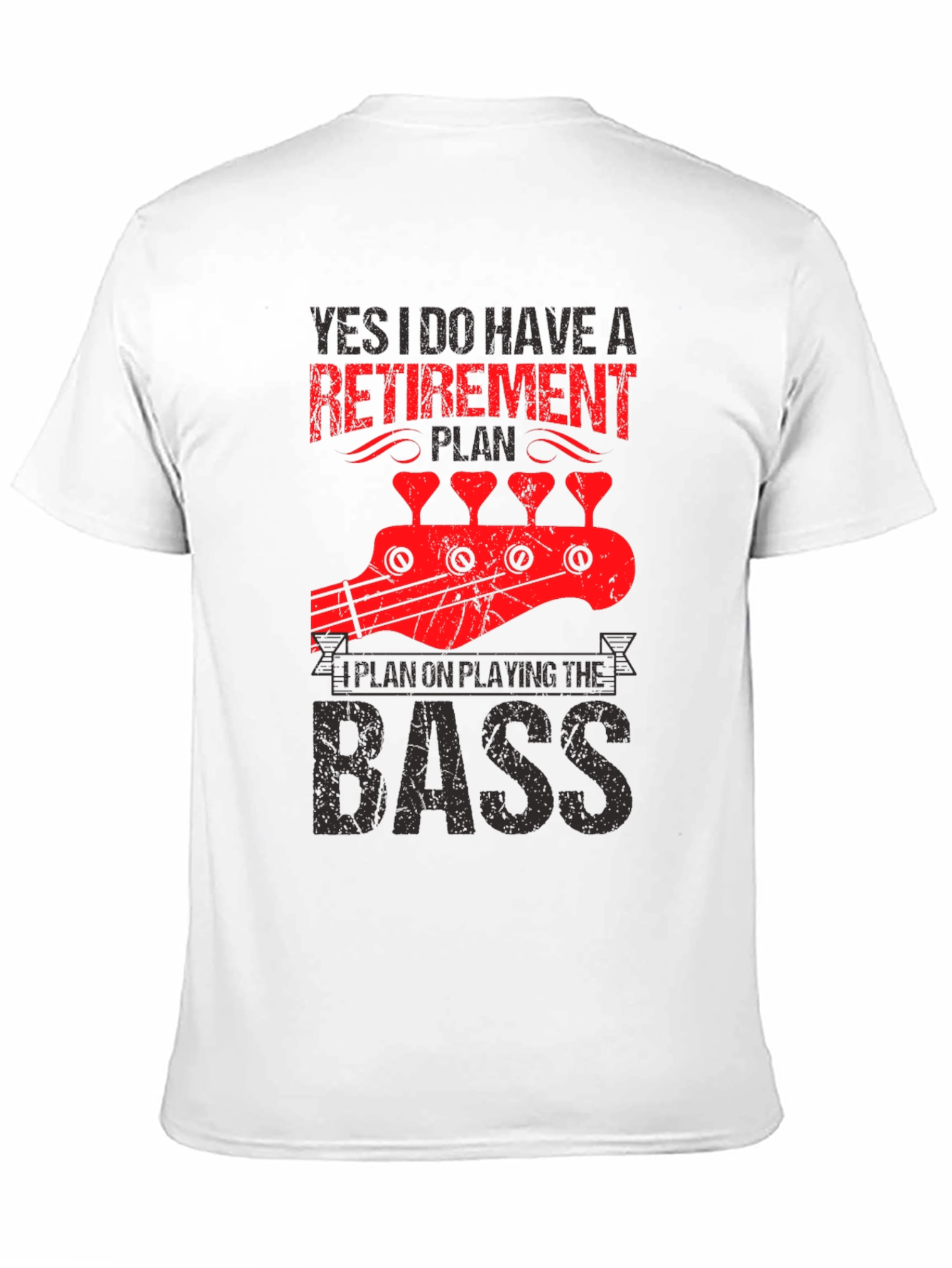 Retirement Plan Bass Guitar T-Shirt