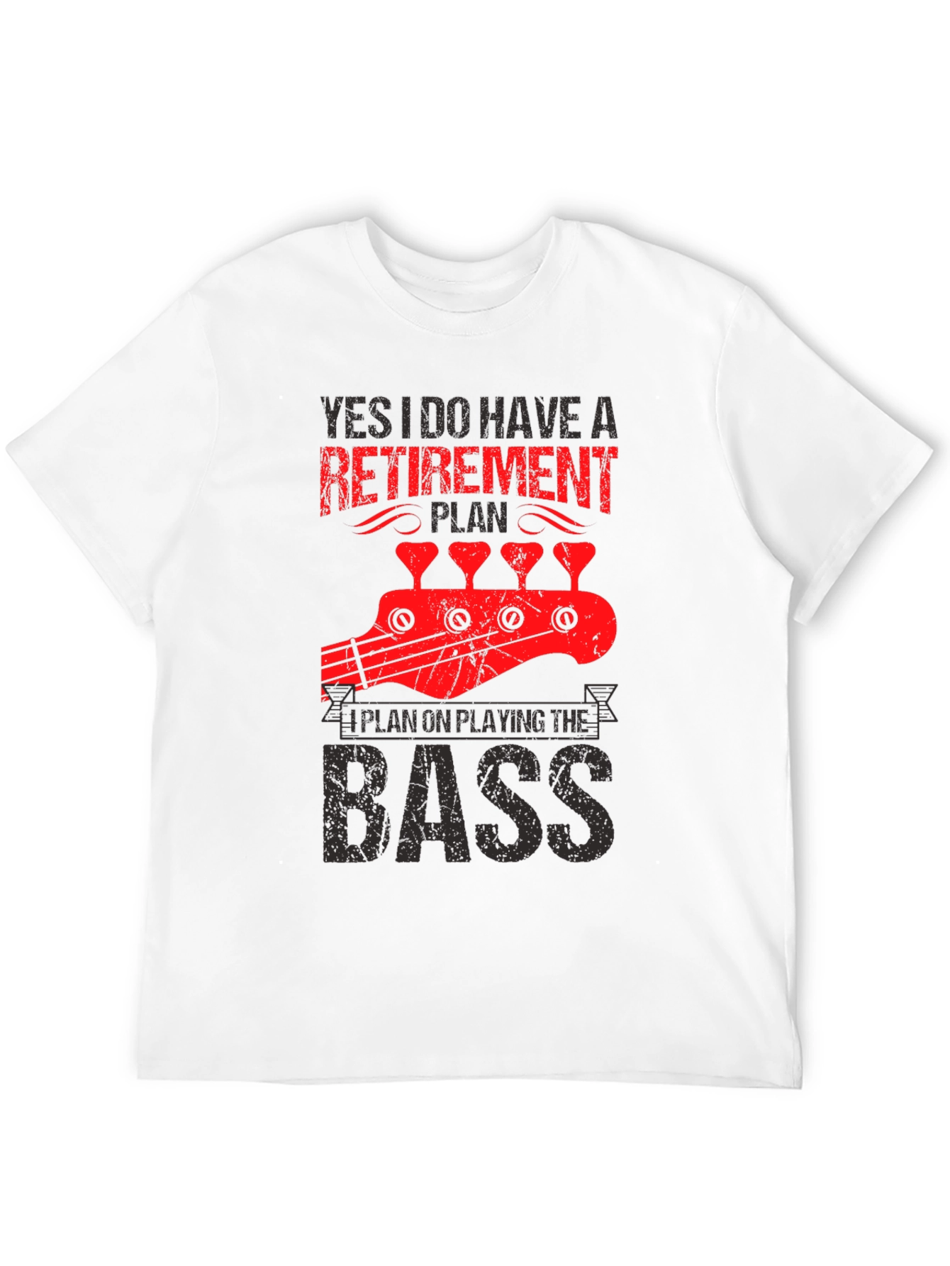 Retirement Plan Bass Guitar T-Shirt