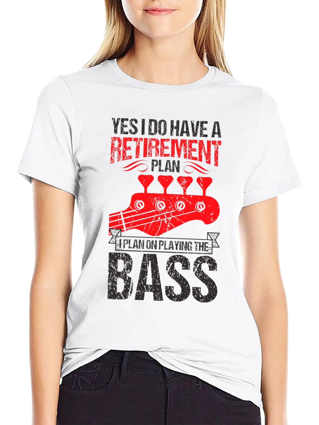 Retirement Plan Bass Guitar T-Shirt