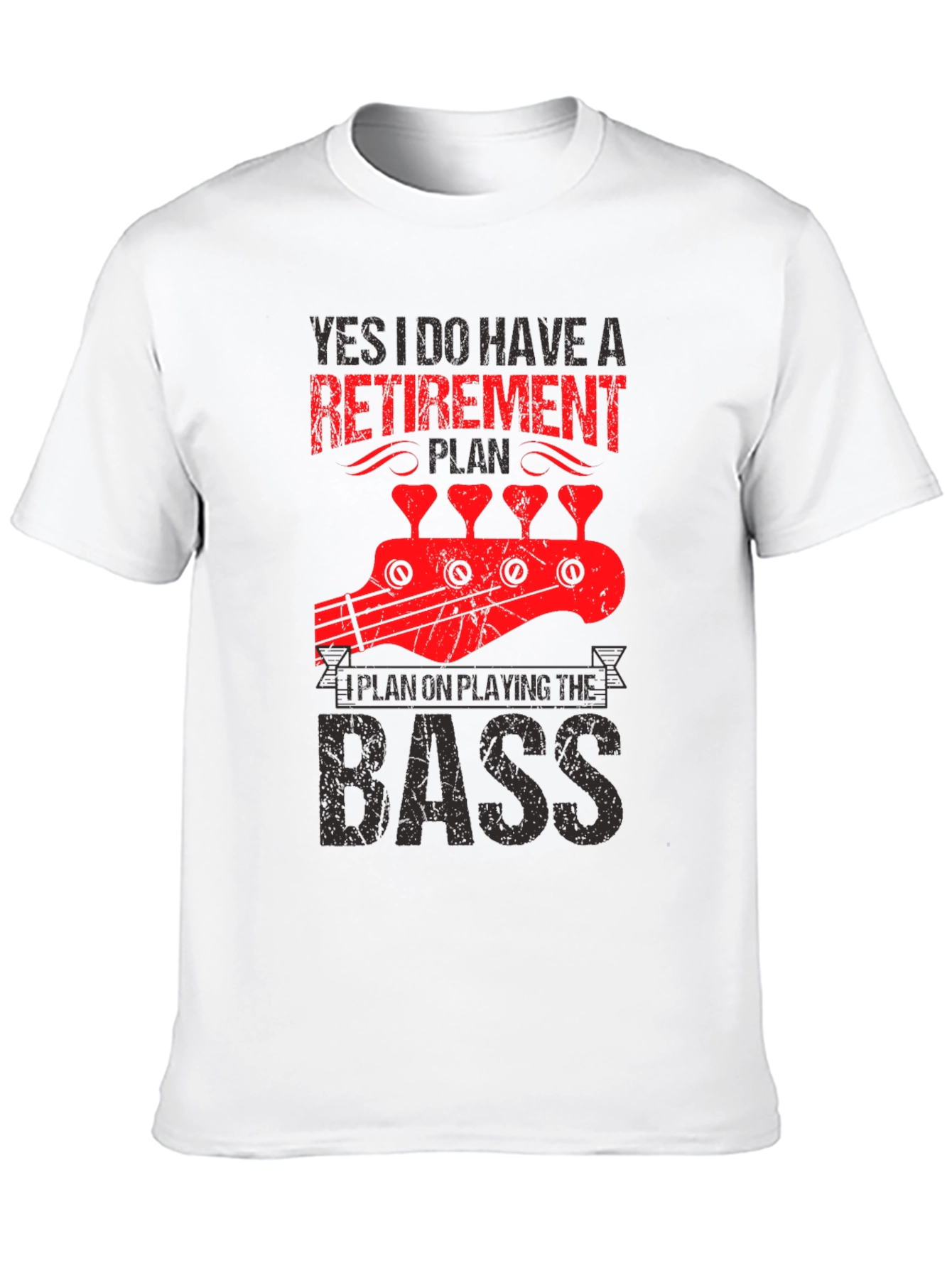 Retirement Plan Bass Guitar T-Shirt