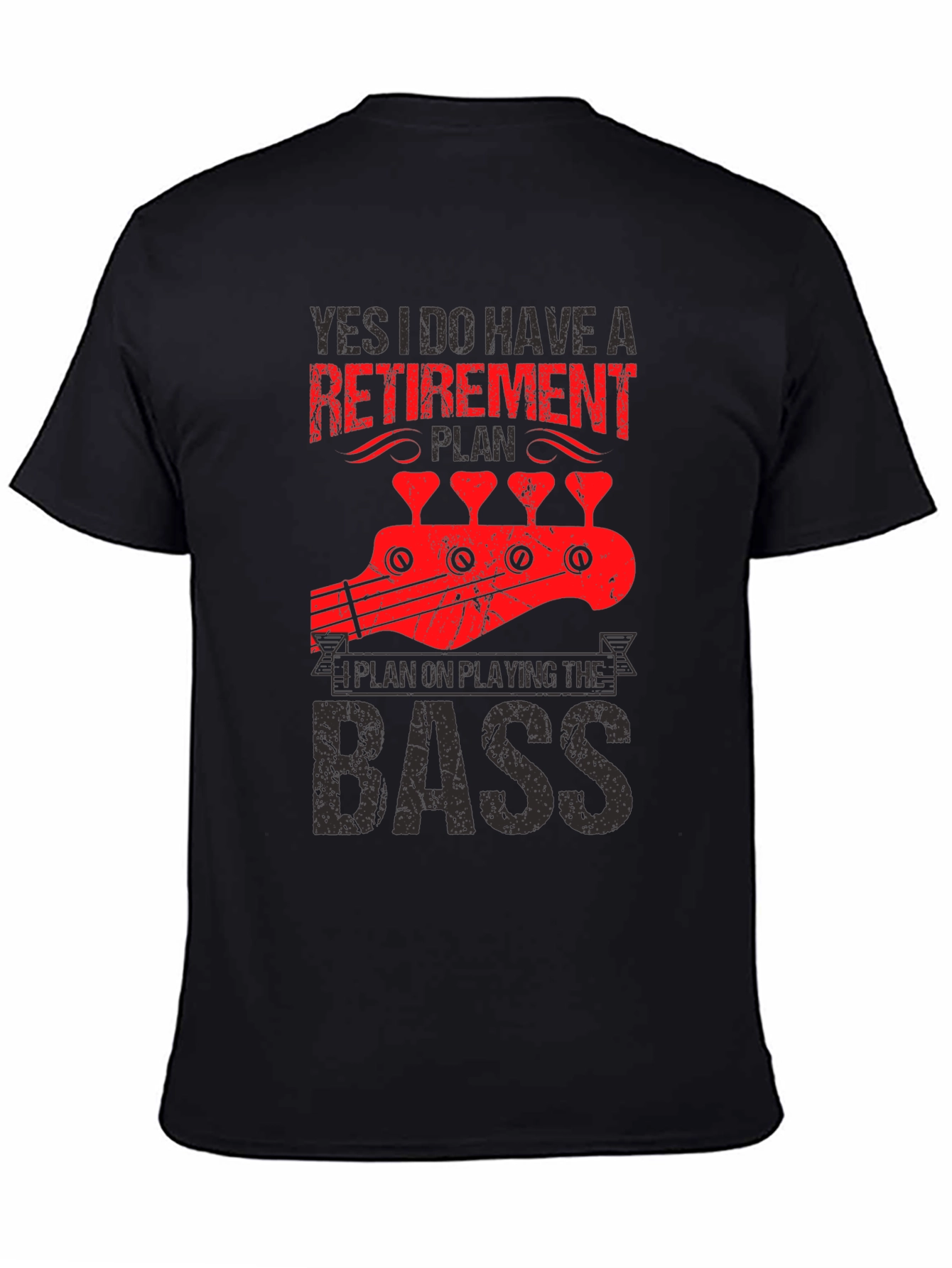 Retirement Plan Bass Guitar T-Shirt
