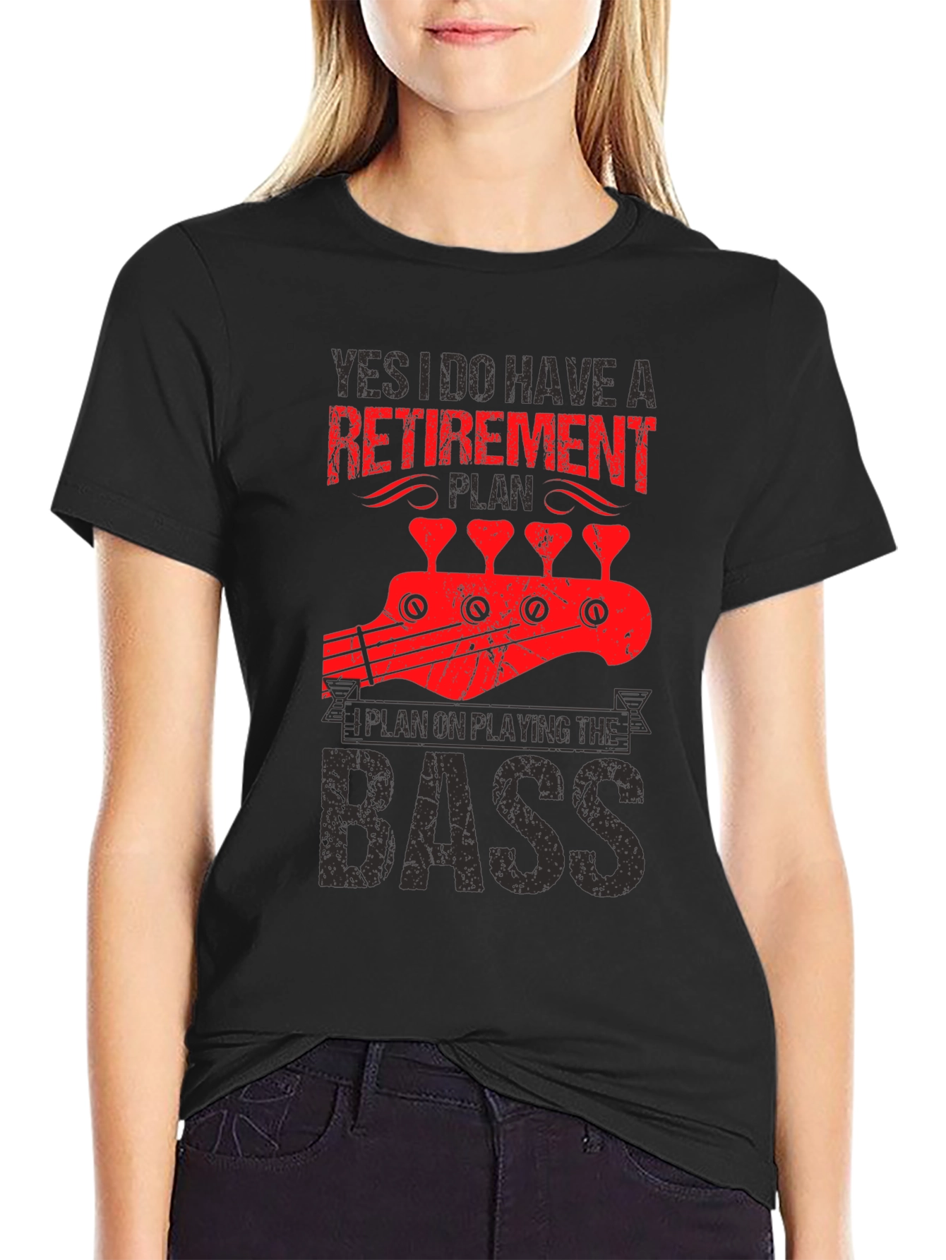 Retirement Plan Bass Guitar T-Shirt