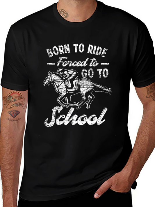 Born to Ride T-Shirt - Equestrian Horse Lover Tee
