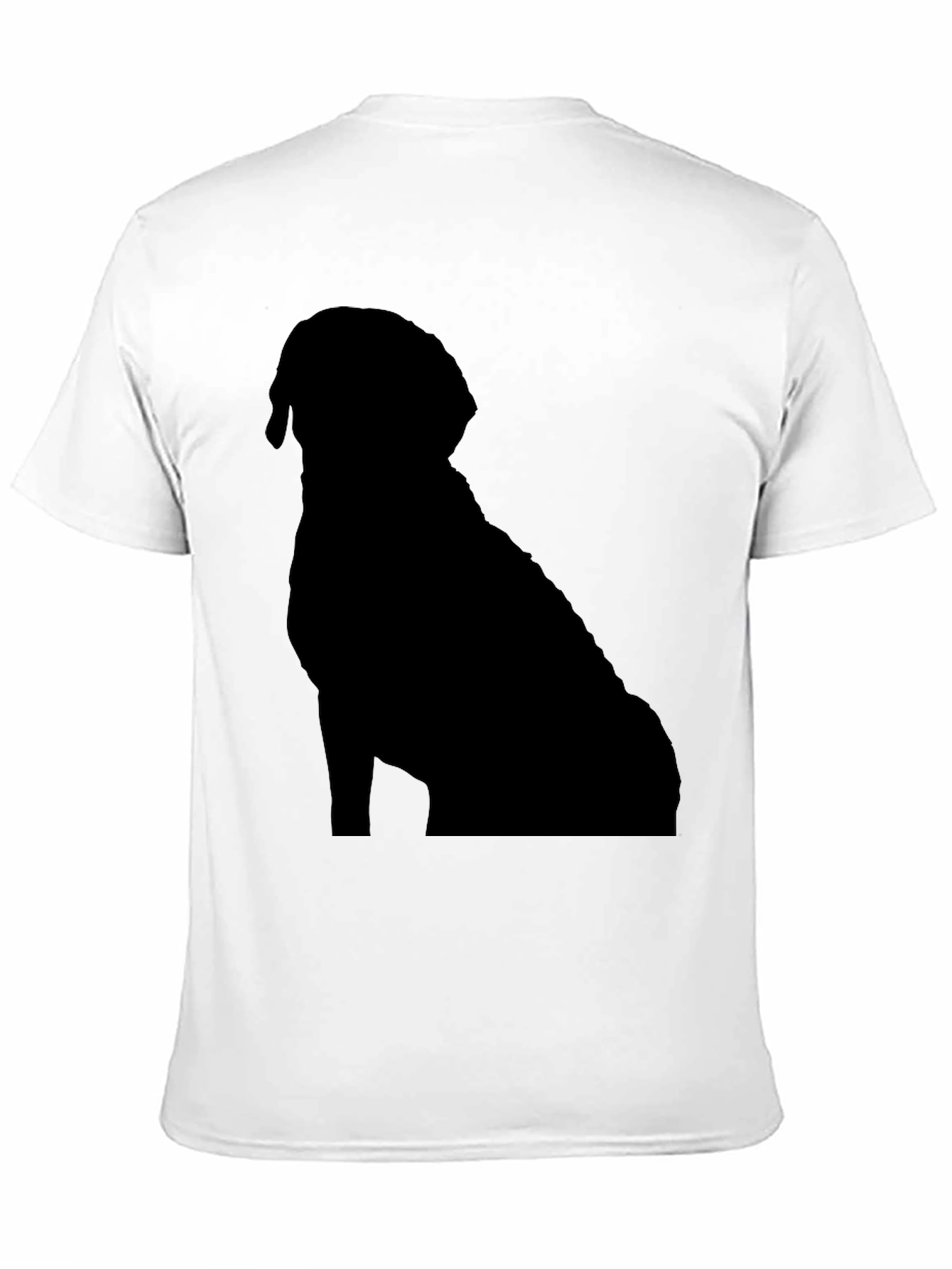 Dog Silhouette Black T-Shirt | Pet Lover Apparel